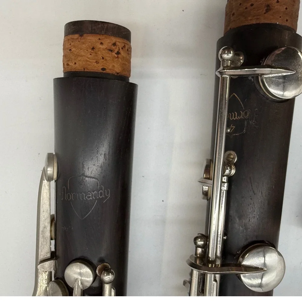 Vintage Noblet mouthpiece Normandy Wood Clarinet rare Leblanc tweed case bundle